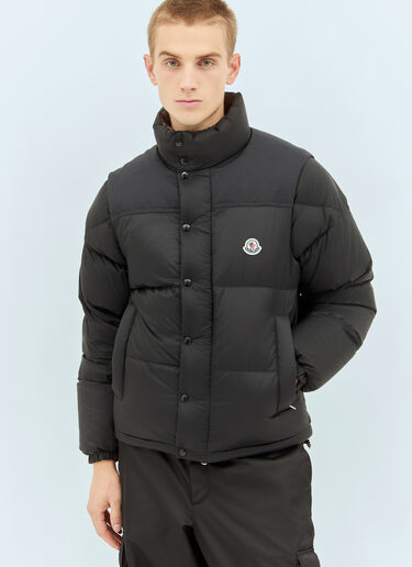 Moncler RE-ICONS Verone Reversible Short Down Jacket Black mvs0158004