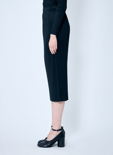 Pleats Please Issey Miyake Pleated Pencil Skirt Black plp0259024