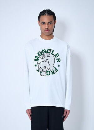 Moncler x FRGMT Hiroshi Fujiwara Logo Motif T-Shirt White mfr0160062