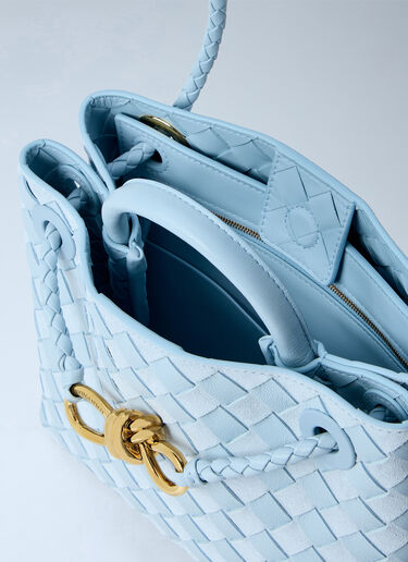 LN-CC® - Bottega Veneta: Small Andiamo Handbag - Light Blue Bottega Veneta Small Andiamo Handbag Light Blue bov0266012