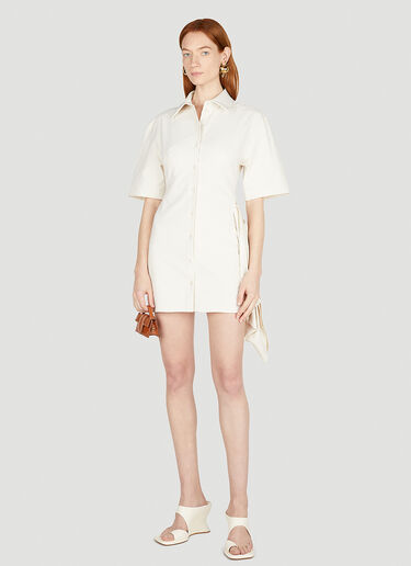 La Robe Camisa Dress Jacquemus La Robe Camisa Dress Cream jac0251009