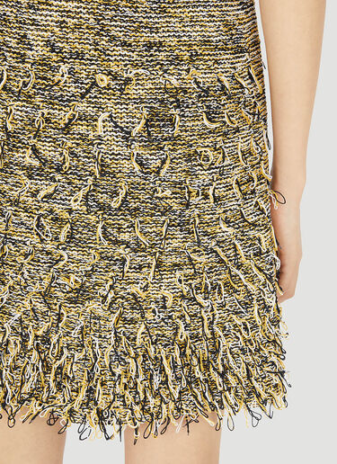 Mouline Knitted Mini Dress Durazzi Milano Mouline Knitted Mini Dress Yellow drz0252002