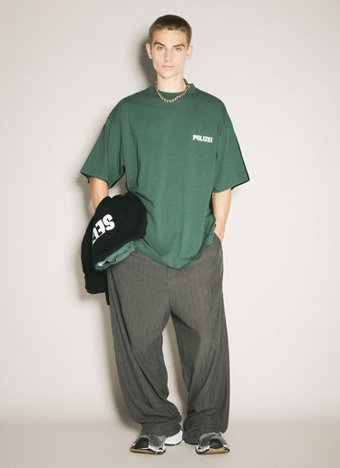 Vetements Polizei / Securite Double T-Shirt Green vet0158003