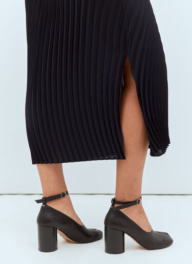 Issey Miyake Wrapped Pleats Dress Navy ism0258005