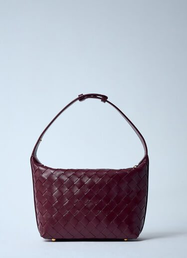 Bottega Veneta 미니 왈라스 숄더백 버건디 bov0259023