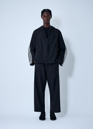 Y-3 Hooded U Wire Motif Sweatshirt Black yyy0162016