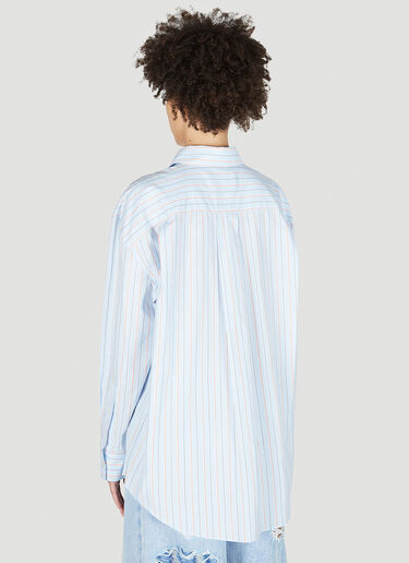 Marni Pinstripe Shirt Blue mni0251003