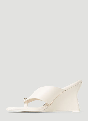 Paris Georgia Dune Wedges White pag0253007