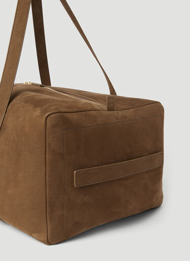 The Row Gio Duffle Bag Brown row0251025