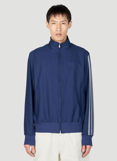 Y-3 Logo Print Track Jacket Navy yyy0152018