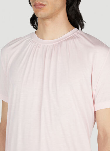 Aaron Esh Gathered Neck T-Shirt Pink ash0152009
