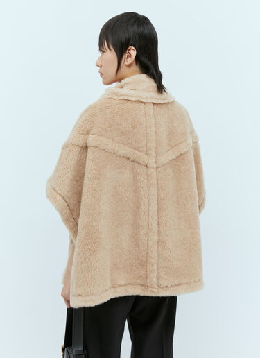 フード付きテディブルゾンケープ Max Mara フード付きテディブルゾンケープ ベージュ max0254080