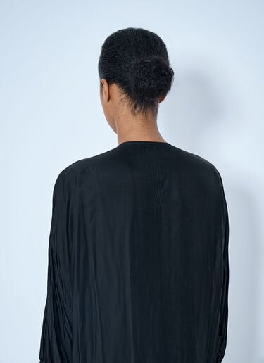 LN-CC® - Rick Owens: Tommy Kite Gown - Black Rick Owens Tommy Kite Gown Black ric0265011