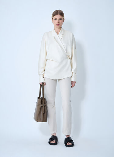 TOTEME Wrap Shirt Beige tot0261069