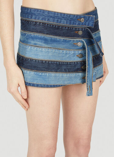 Guess USA Panelled Denim Mini Skirt Blue gue0252013