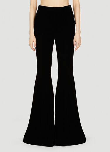 Saint Laurent Extreme Flared Pants Black sla0251027