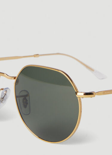 Ray-Ban RB3565 Jack Circle Sunglasses Gold lrb0251002