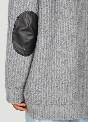 Bottega Veneta Knit Cardigan Grey bov0153011