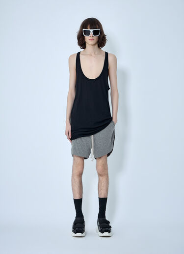 Rick Owens Elasticated Waist Jersey Shorts Grey ric0164010