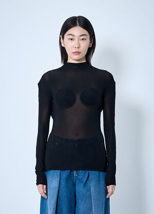 Jean Paul Gaultier Backless Conical Top Ecru jpg0260002