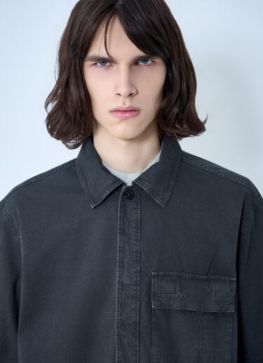 Short-Sleeve Cotton Shirt Stone Island Short-Sleeve Cotton Shirt Black sto0164048