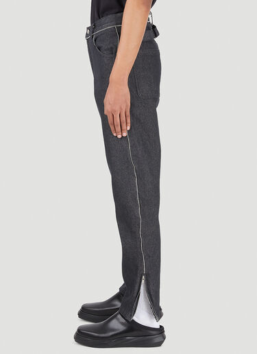 Youths In Balaclava 데님 팬츠 블랙 yib0146004