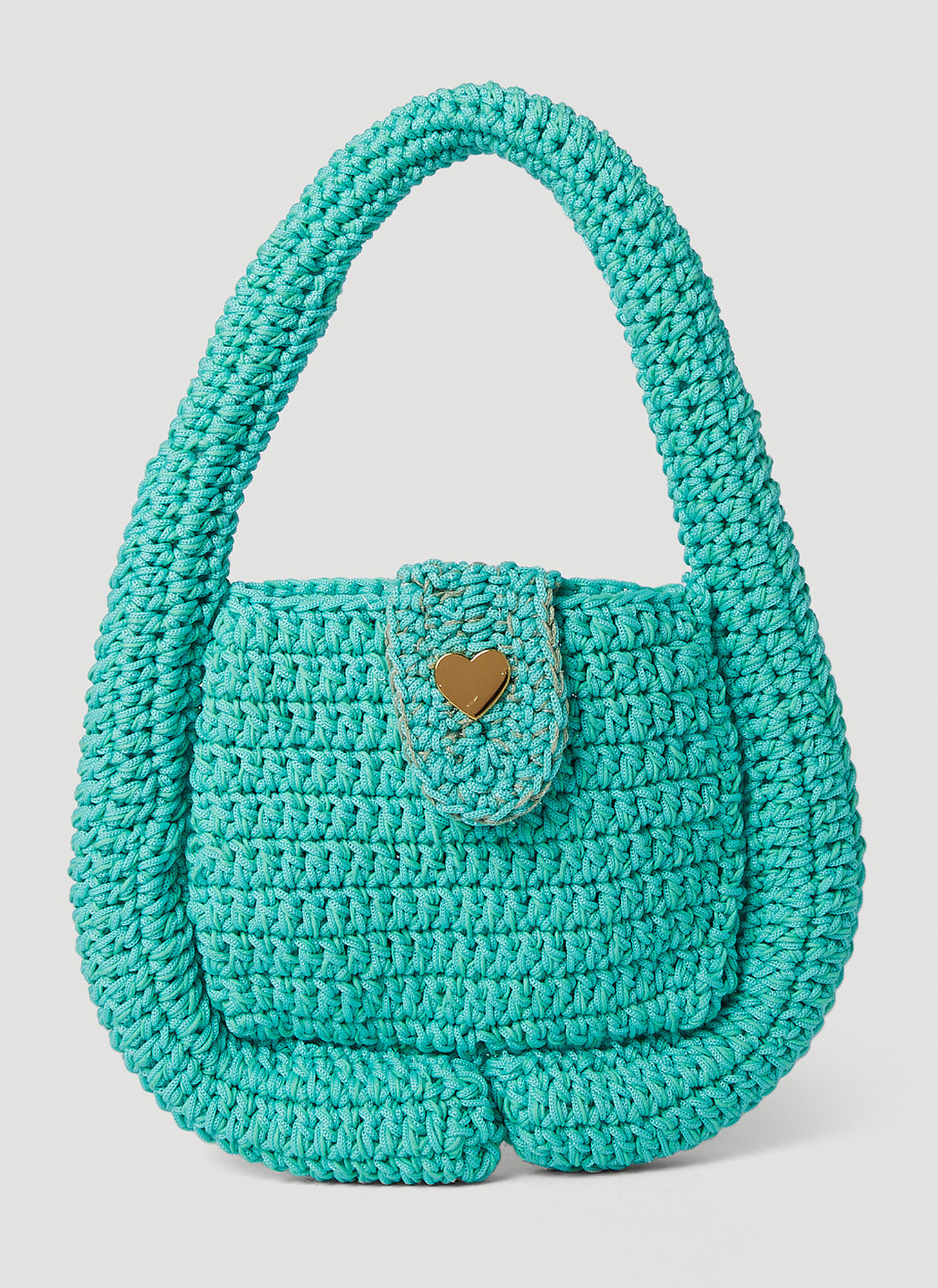 Marco Rambaldi Handmade Crochet Handbag In Green
