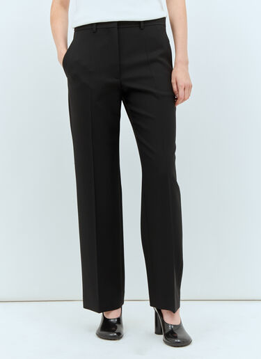 The Row Albereta Wool Pants Black row0257015