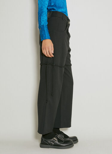 Song for the Mute Straight Leg Suit Pants Black sfm0254005