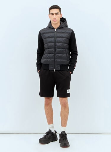 Moncler 패딩 마감 집업 가디건 블랙 mon0157023