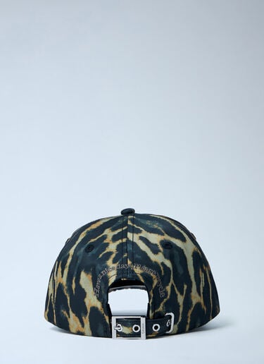 GANNI Logo Patch Baseball Cap Brown gan0263061