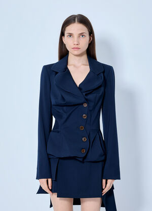 Vivienne Westwood Drunken Tailored Blazer Navy vvw0265002