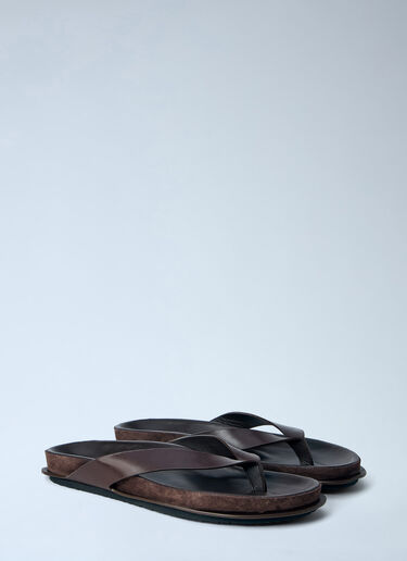 Jacquemus Les Tatanes Sandals Brown jac0164030