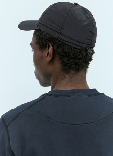 Stone Island 刺绣徽标棒球帽 黑色 sto0156116