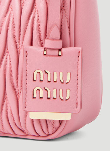 Matelassé Leather Shoulder Bag Miu Miu Matelassé Leather Shoulder Bag Pink miu0254067