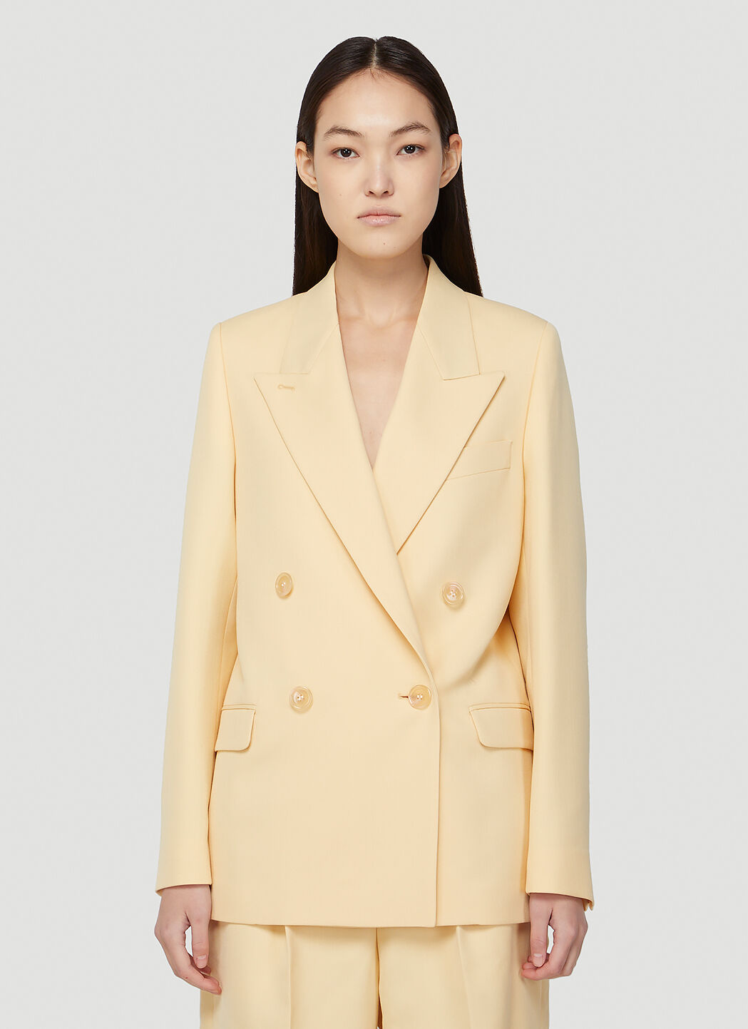 Acne Studios Women s Double Breasted Blazer in Yellow LN CC