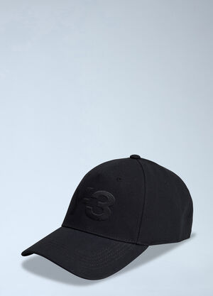 Y-3 Logo Motif Baseball Cap Black yyy0364003