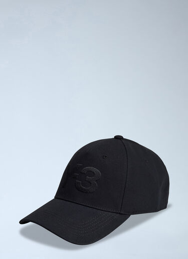 Y-3 Logo Motif Baseball Cap Black yyy0364003