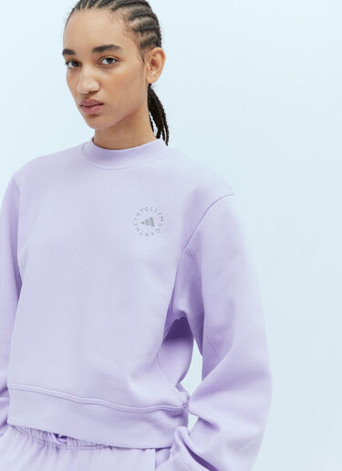adidas by Stella McCartney TCA Logo Sweatshirt Purple asm0254014