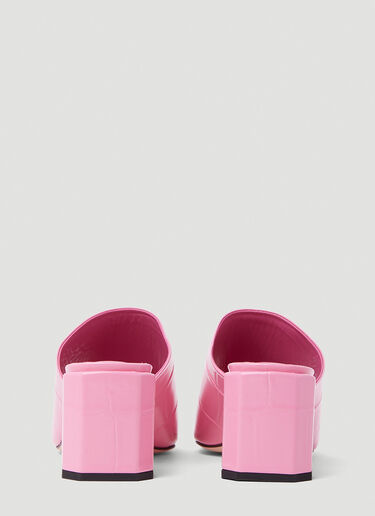 BY FAR Katya Lipstick Heeled Sandals Pink byf0252025