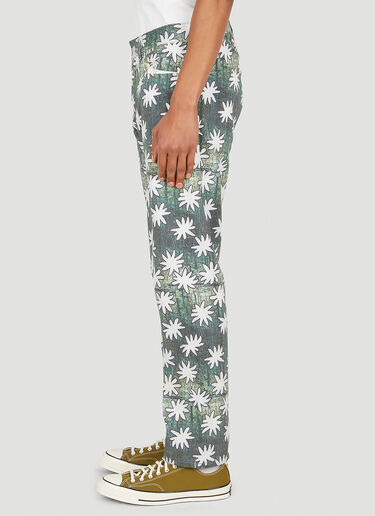 DRx x STEFAN MEIER x LN-CC Flower Jeans Green drs0350009