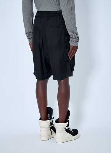 LN-CC® - Rick Owens: Cargobela Shorts - Black Rick Owens Cargobela Shorts Black ric0165069