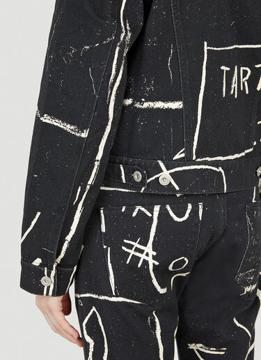 Honey Fucking Dijon Basquiat Denim Jacket Black hdj0352001