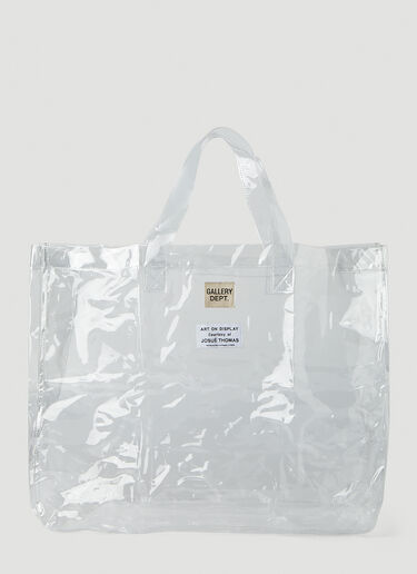 Gallery Dept. Recycle Transparent Large Tote Bag Transparent gdp0145012
