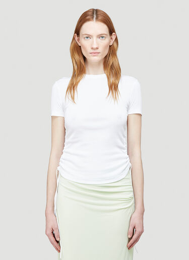 Helmut Lang Cut-Out T-Shirt White hlm0244002