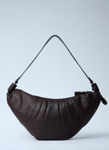 Large Rail Belt Croissant Shoulder Bag Lemaire Large Rail Belt Croissant Shoulder Bag Brown lem0362017
