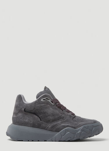 Alexander McQueen High Top Court Sneakers Dark Grey amq0149036