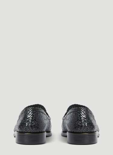 Marni Woven Leather Bambi Loafers Black mni0255025
