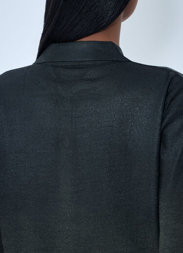 Maison Margiela Button-Up Knit Cardigan Green mla0264004