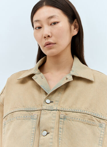 水洗牛仔夹克 Acne Studios 水洗牛仔夹克 米色 acn0257019